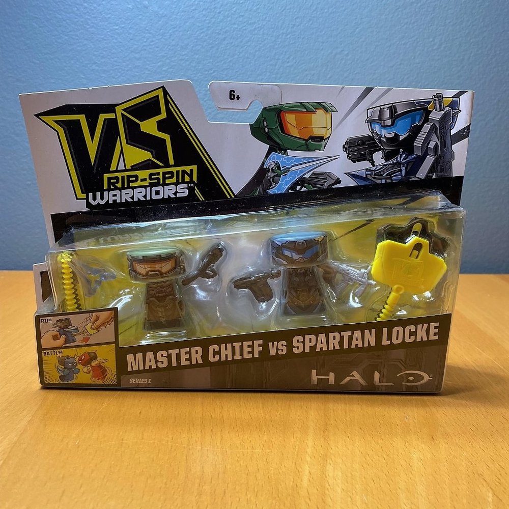 Rip-Spin Warriors HALO - Master Chief vs. Spartan Locke